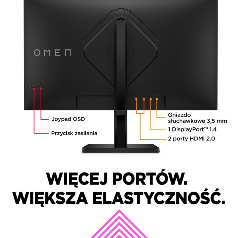 OMEN by HP 27 inch QHD 165Hz Gaming Monitor - OMEN 27q OMEN by HP 27 inch QHD 165Hz Gaming Monitor - OMEN 27q