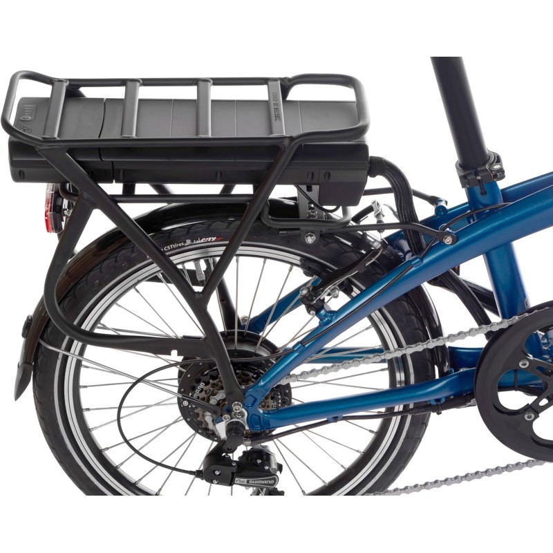Snapp City-E folding electric bicycle, blue Snapp City-E folding electric bicycle, blue