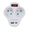 Esperanza ELK311W Electrical splitter 2 GN. USB-C USB-A ON. White Esperanza ELK311W Electrical splitter 2 GN. USB-C USB-A ON. White