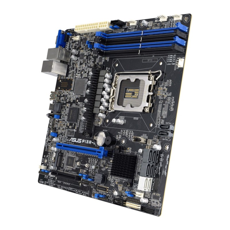 Płyta główna Asus P13R-E 1x LGA1700 Intel Xeon E-24XX C266 (4xDIMM, 8x SATA, 2xM.2, 2x1GbE, ASMB11-iKVM, ATX) Płyta główna Asus P13R-E 1x LGA1700 Intel Xeon E-24XX C266 (4xDIMM, 8x SATA, 2xM.2, 2x1GbE, ASMB11-iKVM, ATX)