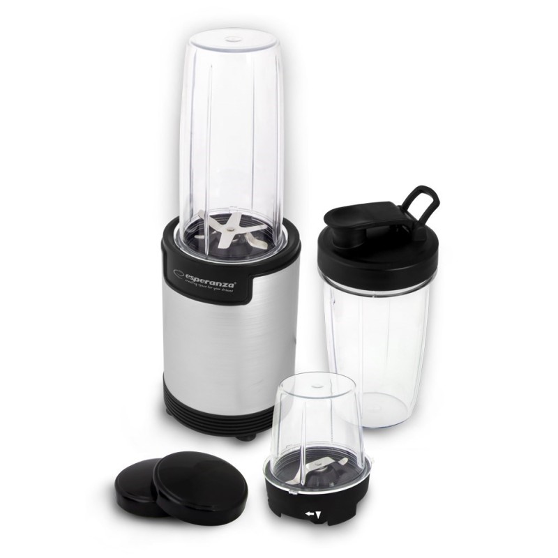 Esperanza EKM030 Nutri blender / Personal blender 9in1 900W Silver Esperanza EKM030 Nutri blender / Personal blender 9in1 900W Silver
