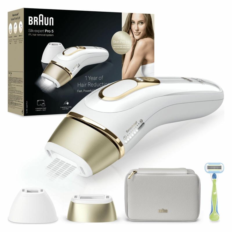 Braun PL5152 Intense pulsed light (IPL) Gold, White Braun PL5152 Intense pulsed light (IPL) Gold, White