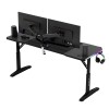 Huzaro Hero 4.6 RGB Black Gaming Desk
