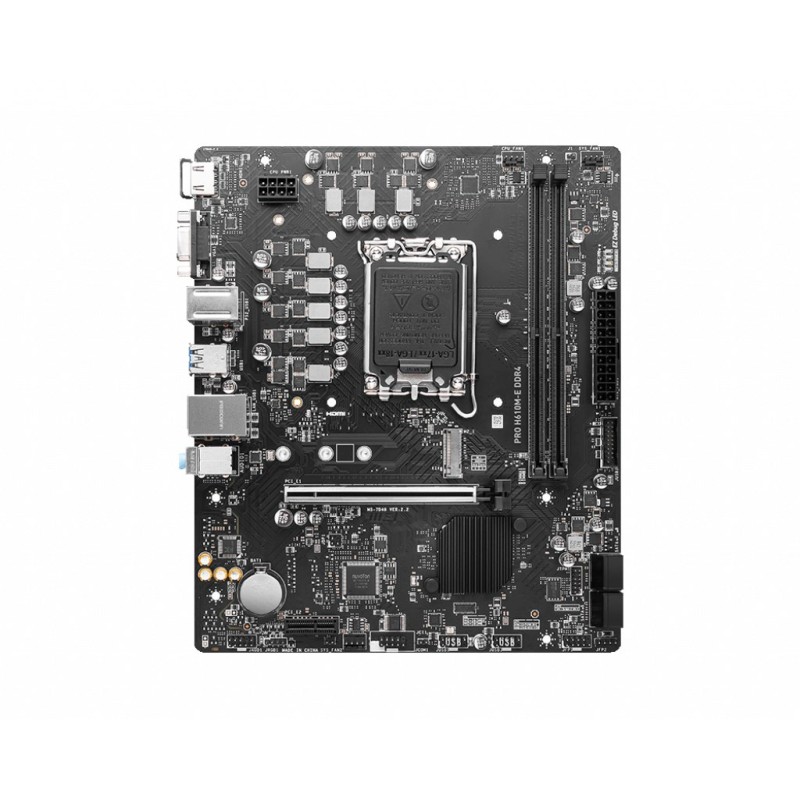 MSI PRO H610M-E DDR4 motherboard Intel H610 LGA 1700 micro ATX MSI PRO H610M-E DDR4 motherboard Intel H610 LGA 1700 micro ATX