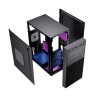 Gembird Mini-tower computer case Fornax K300, Micro-ATX, 2x USB 3.0 + 2x USB 2.0, black