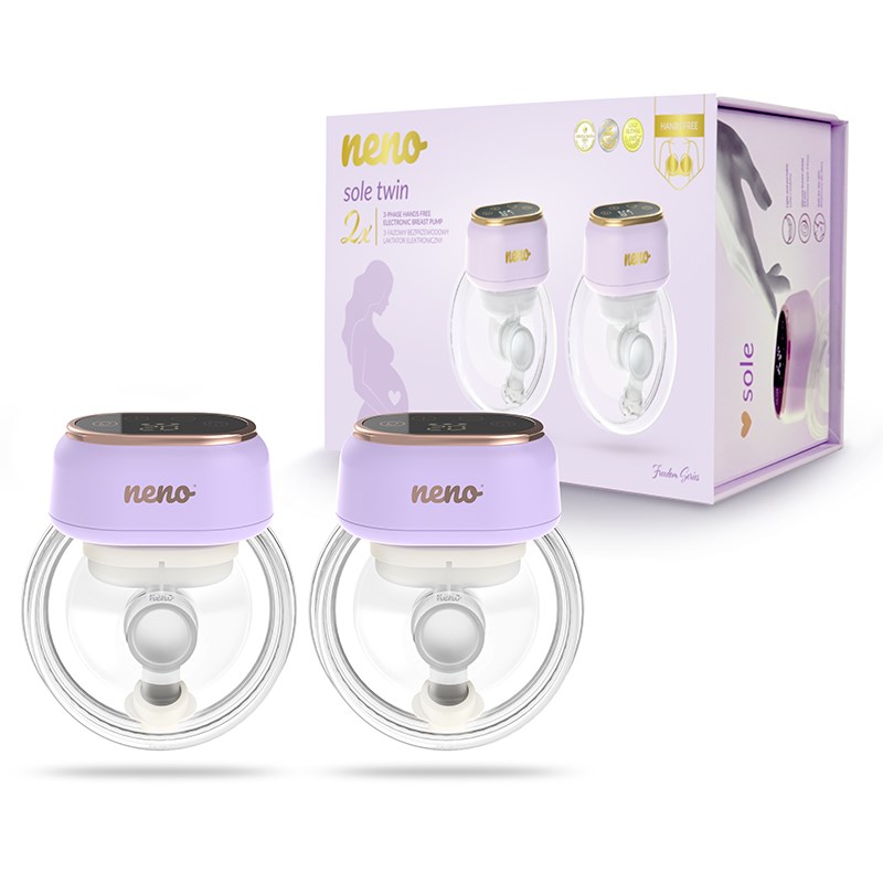 Neno Sole Twin -  three-phase cordless premium electronic breast pump