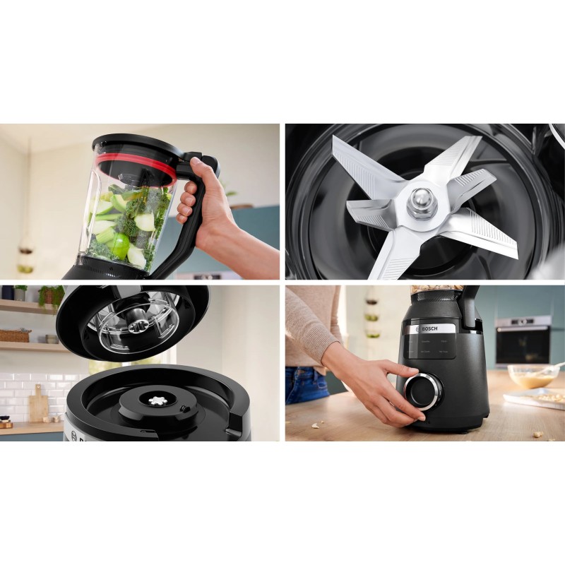 Bosch Serie 6 MMB6652B blender 2 L Tabletop blender 1800 W Black Bosch Serie 6 MMB6652B blender 2 L Tabletop blender 1800 W Black