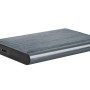 GEMBIRD EE2-U3S-6 HDD/SSD Drive enclosure 2.5inch with USB Type-C port USB 3.1 brushed aluminum grey