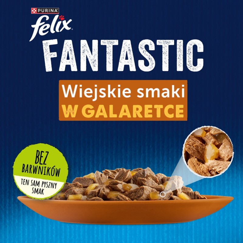 Felix Fantastic rabbit, lamb - wet food for cats 340 g (4x 85 g) Felix Fantastic rabbit, lamb - wet food for cats 340 g (4x 85 g)