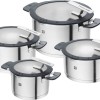 ZWILLING SIMPLIFY 66870-004-0 Pots set Stainless steel 4 pcs. Silver Black