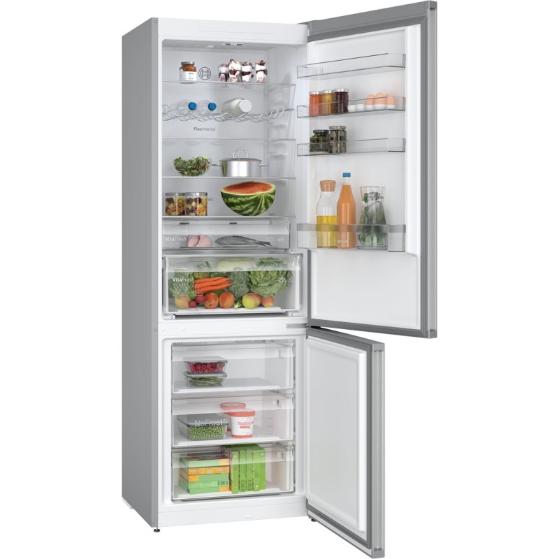 Bosch Serie 4 KGN497LDF fridge-freezer Freestanding 440 L D Stainless steel Bosch Serie 4 KGN497LDF fridge-freezer Freestanding 440 L D Stainless steel