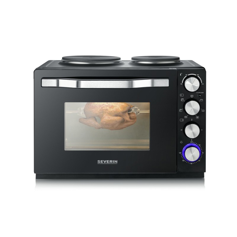 SEVERIN MINI OVEN WITH COOKING PLATES, 30 L TO2074 SEVERIN MINI OVEN WITH COOKING PLATES, 30 L TO2074