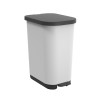 ROTHO Ribo White - pedal bin – 35l ROTHO Ribo White - pedal bin – 35l