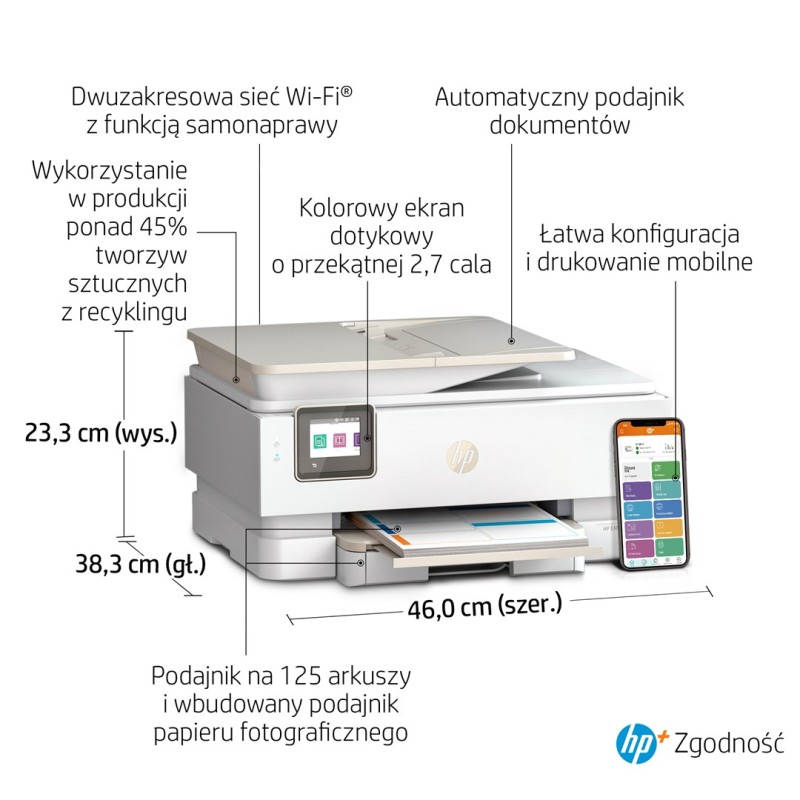 HP ENVY Inspire 7920e All-in-One Printer Thermal inkjet A4 4800 x 1200 DPI 15 ppm Wi-Fi HP ENVY Inspire 7920e All-in-One Printer Thermal inkjet A4 4800 x 1200 DPI 15 ppm Wi-Fi