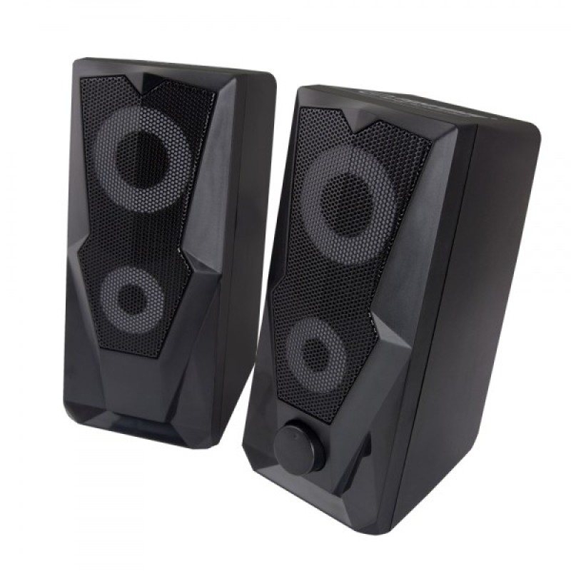 Esperanza EGS103 Speakers 2.0 LED Black 6W Esperanza EGS103 Speakers 2.0 LED Black 6W
