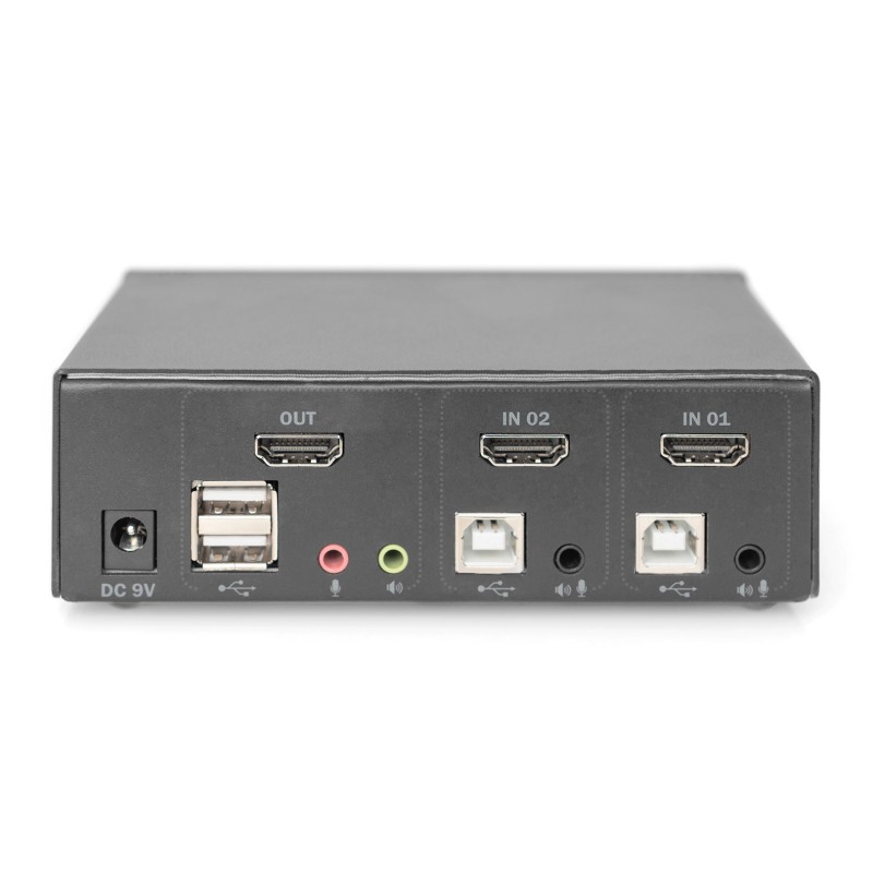 Digitus KVM Switch, 2 Port, Single Display, 4K, HDMI® Digitus KVM Switch, 2 Port, Single Display, 4K, HDMI®