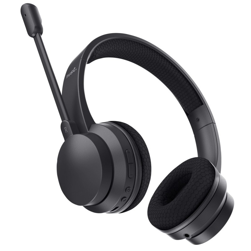 Trust Ayda Headset Wired & Wireless Head-band Calls/Music USB Type-C Bluetooth Black Trust Ayda Headset Wired & Wireless Head-band Calls/Music USB Type-C Bluetooth Black