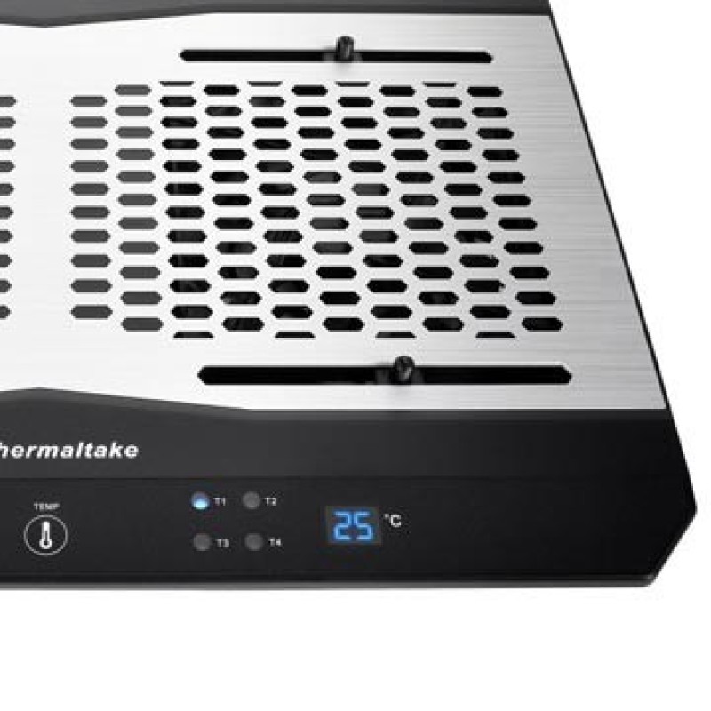 Thermaltake CL-N002-PL12BL-A laptop cooling pad 1300 RPM Aluminium, Black Thermaltake CL-N002-PL12BL-A laptop cooling pad 1300 RPM Aluminium, Black