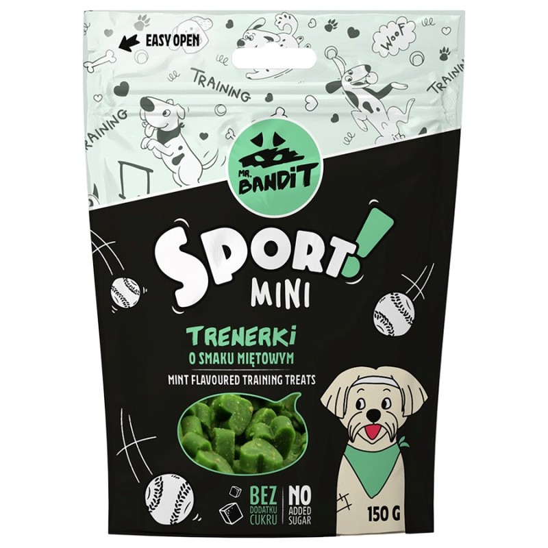 VET EXPERT MR. BANDIT Sport Mini Trainers Mint - dog treat - 150 g