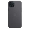Apple iPhone 15 Plus FineWoven Case with MagSafe - Black Apple iPhone 15 Plus FineWoven Case with MagSafe - Black
