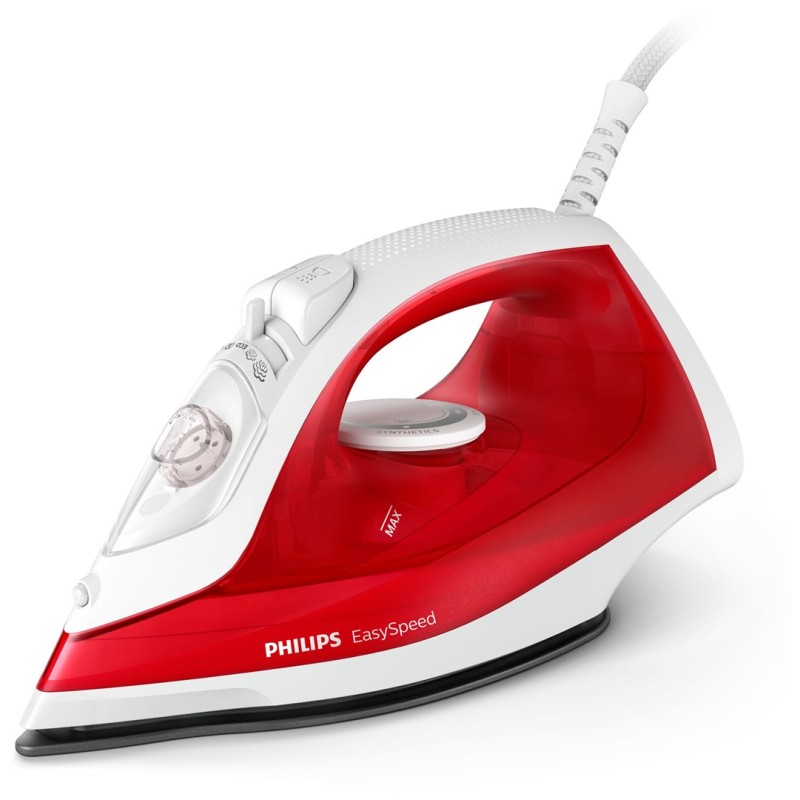 Philips EasySpeed GC1742/40 iron Dry & Steam iron Non-stick soleplate 2000 W Red, White Philips EasySpeed GC1742/40 iron Dry & Steam iron Non-stick soleplate 2000 W Red, White