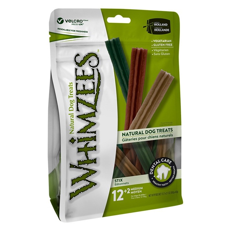 WHIMZEES Stix Dog Chew M - 14 pcs. WHIMZEES Stix Dog Chew M - 14 pcs.