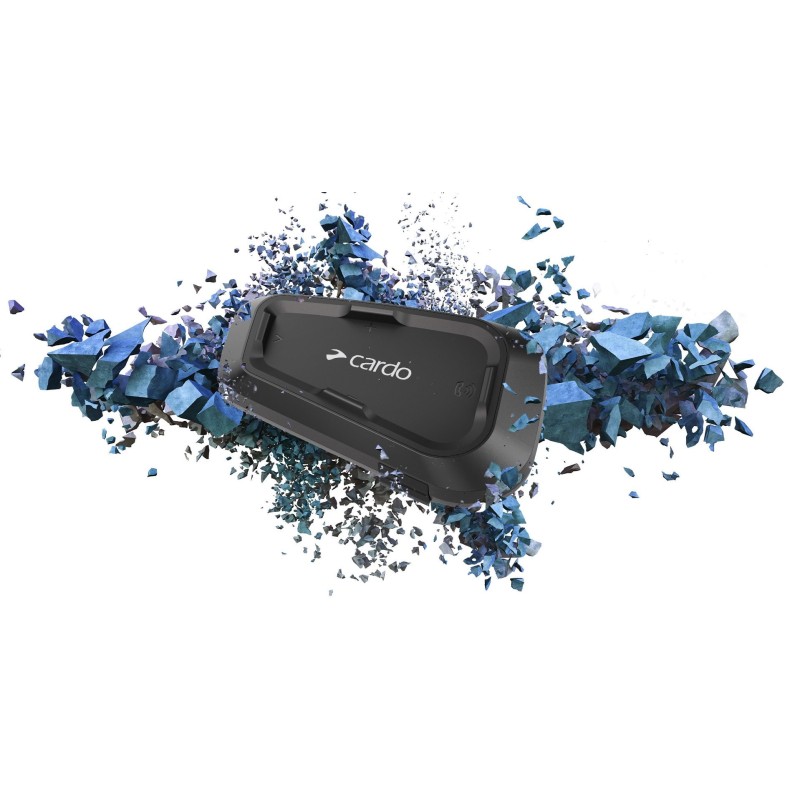 Cardo Spirit HD Duo motorcycle intercom 2 channels 600 m Black Cardo Spirit HD Duo motorcycle intercom 2 channels 600 m Black