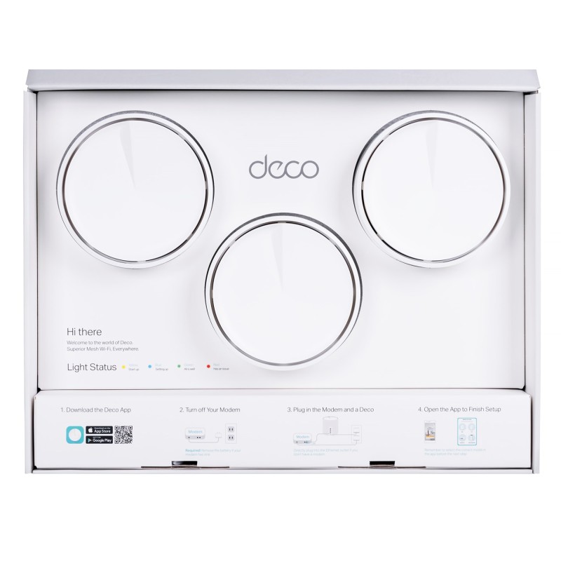 TP-Link AX3000 Whole Home Mesh WiFi 6 System, 3-Pack TP-Link AX3000 Whole Home Mesh WiFi 6 System, 3-Pack