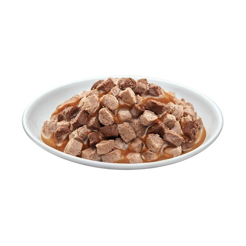 PREVITAL Chicken and veal in gravy - wet cat food - 4 x 100g PREVITAL Chicken and veal in gravy - wet cat food - 4 x 100g