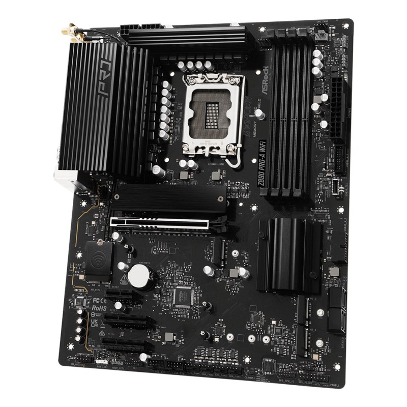Asrock Z890 Pro-A WiFi Intel Z890 LGA 1851 (Socket V1) ATX Asrock Z890 Pro-A WiFi Intel Z890 LGA 1851 (Socket V1) ATX