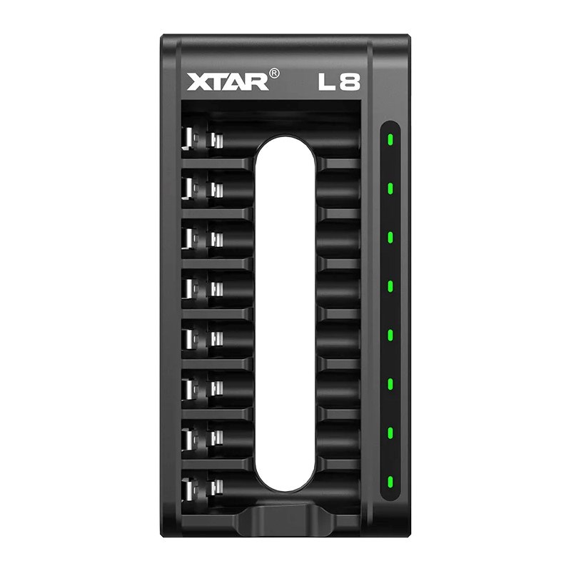 Battery charger AA/AAA 1,5 V i 1,2V, smart - 8 slots Battery charger AA/AAA 1,5 V i 1,2V, smart - 8 slots