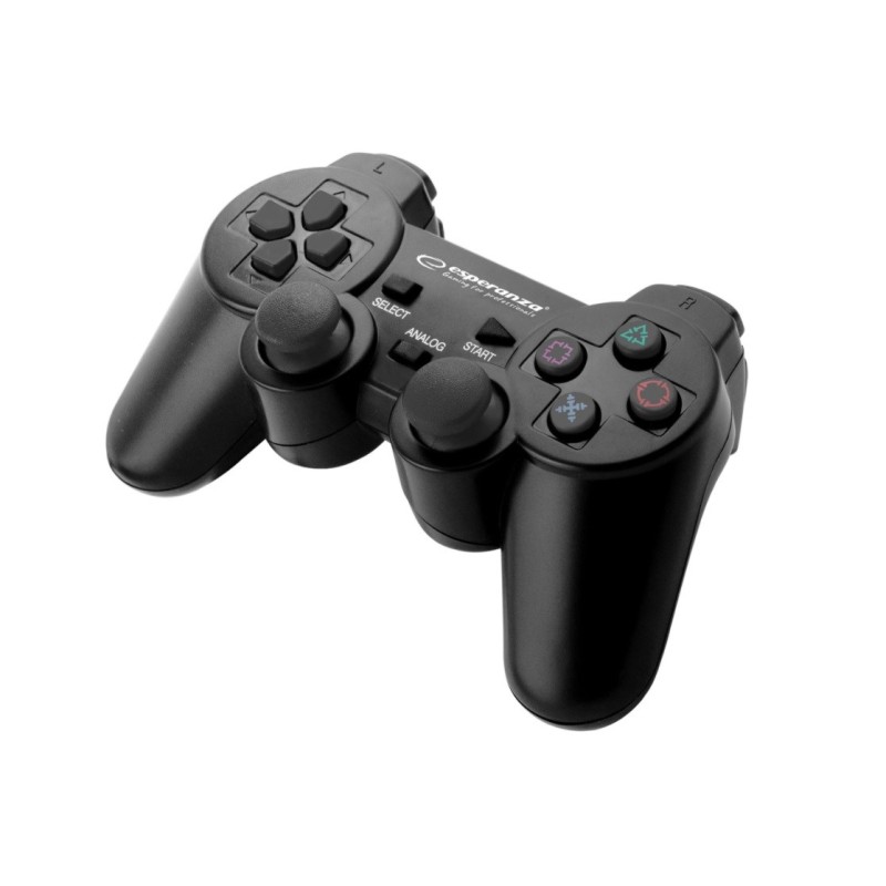 Esperanza EGG107K Gaming Controller Gamepad PC,Playstation 3 Analogue / Digital USB 2.0 Black Esperanza EGG107K Gaming Controller Gamepad PC,Playstation 3 Analogue / Digital USB 2.0 Black