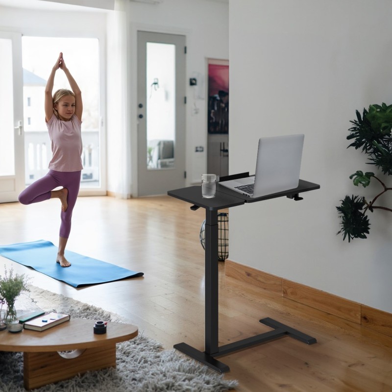 Maclean mobile desk/laptop stand, black, height adjustment 76-109cm, max. 30kg , MC-120 B Maclean mobile desk/laptop stand, black, height adjustment 76-109cm, max. 30kg , MC-120 B