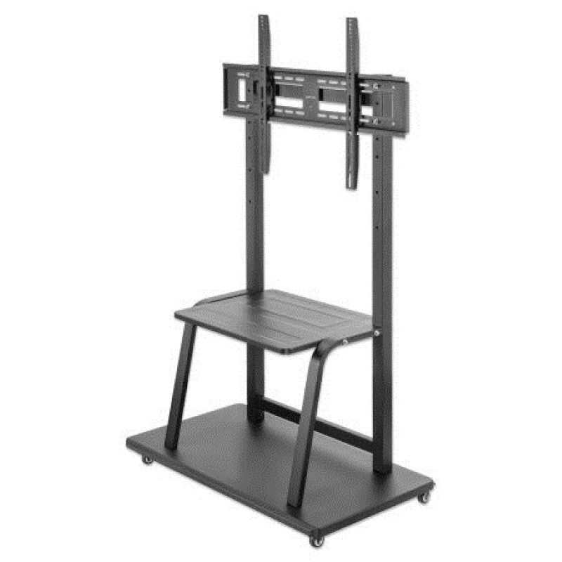 Manhattan TV & Monitor Mount, Trolley Stand, 1 screen, Screen Sizes: 37-100