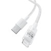 Baseus Gem USB to IP 2.4A fast charging cable 2 m White Baseus Gem USB to IP 2.4A fast charging cable 2 m White