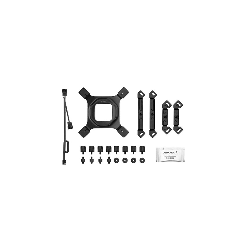 DeepCool AG620 BK ARGB Processor Air cooler 12 cm Black, White 1 pc(s) DeepCool AG620 BK ARGB Processor Air cooler 12 cm Black, White 1 pc(s)