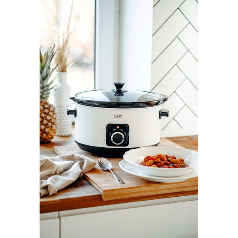 Adler AD 6413W Slow cooker 5.8 l White Adler AD 6413W Slow cooker 5.8 l White