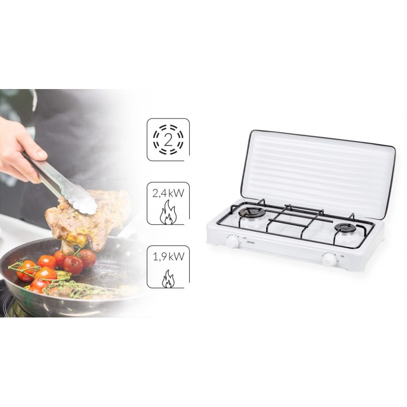 Smile KN-02/1K 2-burner gas cooker Smile KN-02/1K 2-burner gas cooker