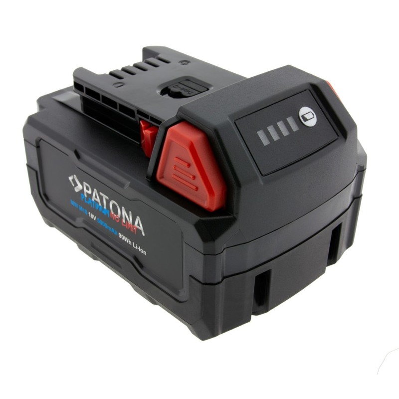 PATONA Platinum 18V Battery for Milwaukee M18 with USB-C port PD45W Black