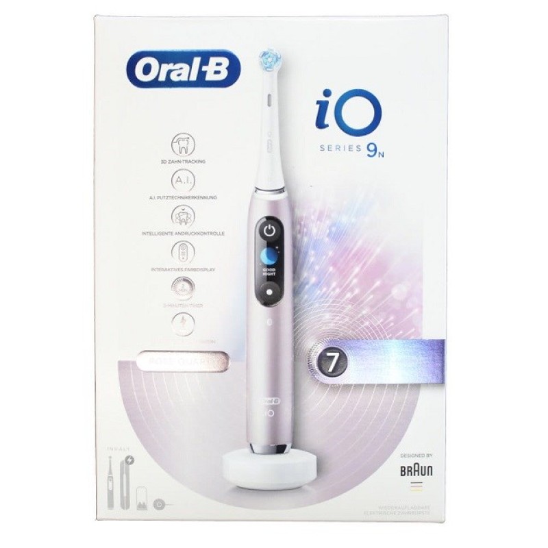 Braun iO Series 9 Rose Quartz electric toothbrush Braun iO Series 9 Rose Quartz electric toothbrush