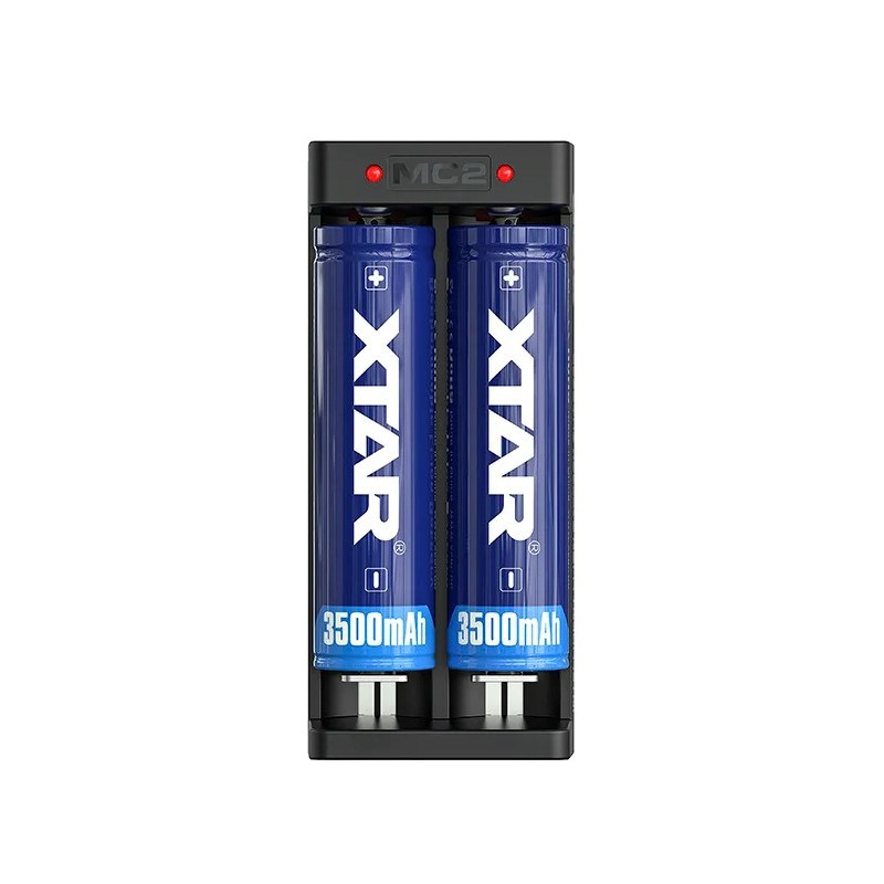 Battery charger Li-ion 18650 USB-C - 2 slots