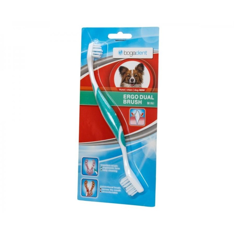 BOGAR ERGO DUAL BRUSH mini pies 1szt BOGAR ERGO DUAL BRUSH mini pies 1szt