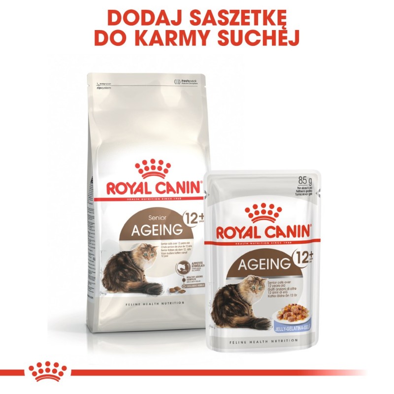 Royal Canin Senior Ageing 12+ Dry cat food Poultry, Vegetable 0,4kg Royal Canin Senior Ageing 12+ Dry cat food Poultry, Vegetable 0,4kg