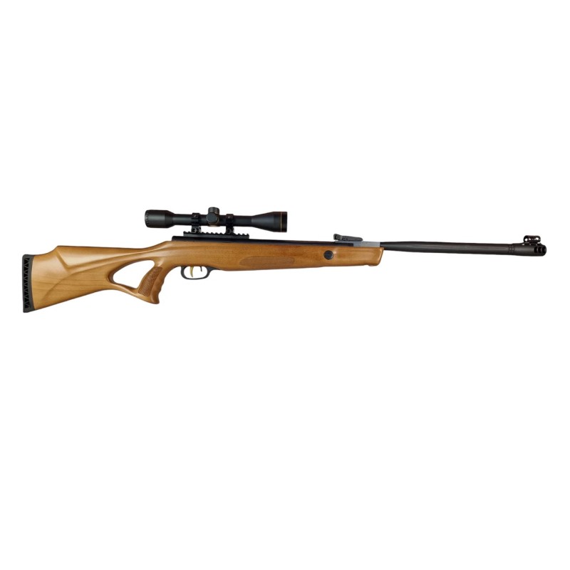 BEEMAN 10620 4.5mm air rifle 1-shot with 6x40 scope wood up to17J