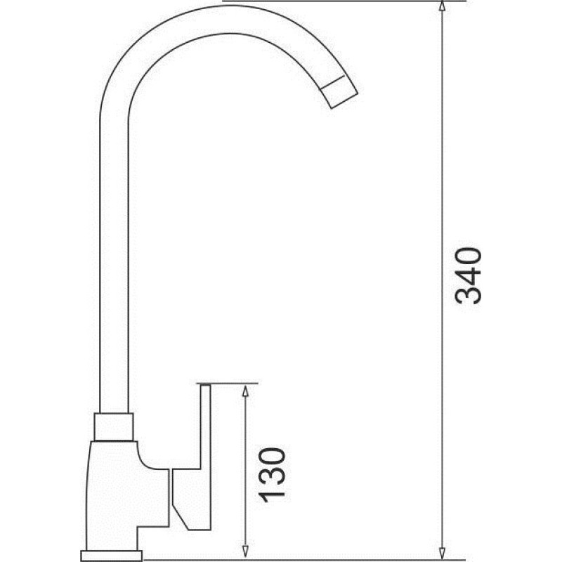 Kitchen faucet PYRAMIS BELLO PLUS black Kitchen faucet PYRAMIS BELLO PLUS black