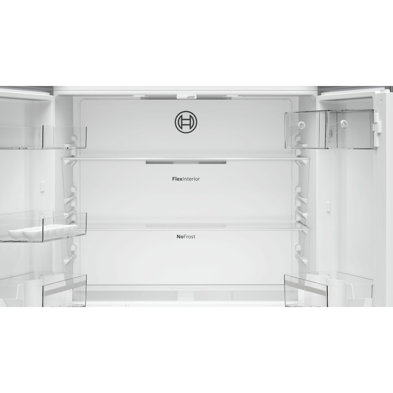 Bosch Serie 4 KFN96VPEA side-by-side refrigerator Freestanding 605 L E Stainless steel Bosch Serie 4 KFN96VPEA side-by-side refrigerator Freestanding 605 L E Stainless steel