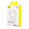 Baseus Gem USB A to USB C fast charging cable 2 m 100 W White