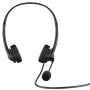 HP Stereo USB Headset G2 Wired Head-band Office/Call center Black