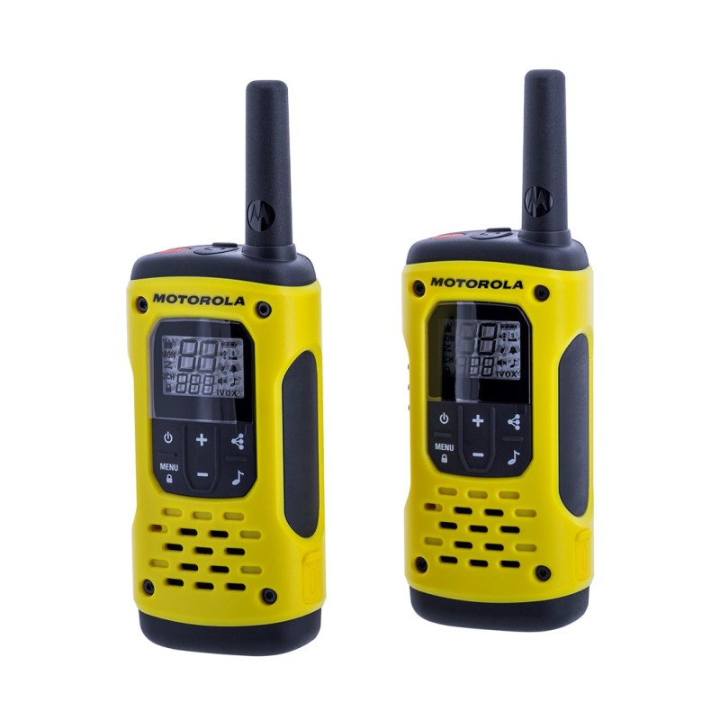 MOTOROLA RADIOTELEFON T92 H2O walkie-talkie 16 channels 2 pc(s) Black, yellow MOTOROLA RADIOTELEFON T92 H2O walkie-talkie 16 channels 2 pc(s) Black, yellow