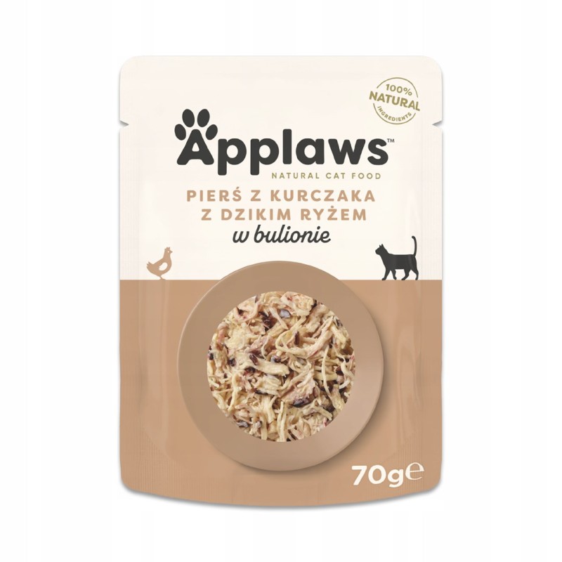 APPLAWS Natural Cat Food Chicken with rice - wet cat food - 70g APPLAWS Natural Cat Food Chicken with rice - wet cat food - 70g